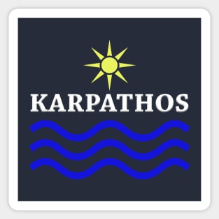 KARPATHOS-Greece Sun Water Sticker